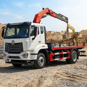 Alquiler de grúas autocargantes en Cuenca - Plataformas Cebrián - Palfinger PK 32080